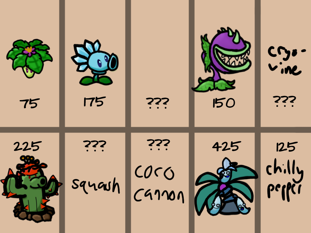 pvz fangame plants world 4